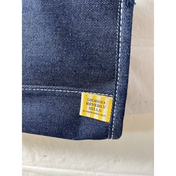 Giorgio Beverly Hills Blue Denim Mini Tote Bag - Picture 4 of 13